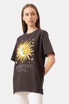 Lounge Dreams Cotton T-Shirt - Charcol Grey — thumbnail 3